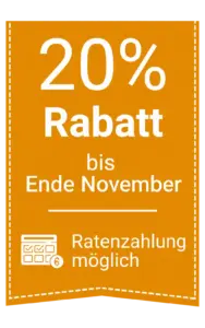 20% Rabatt